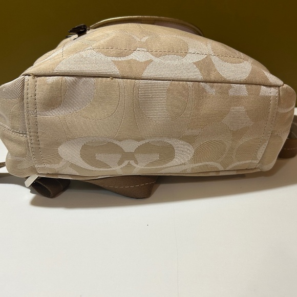 Coach Kyra Signature Logo Drawstring Backpack main image 9